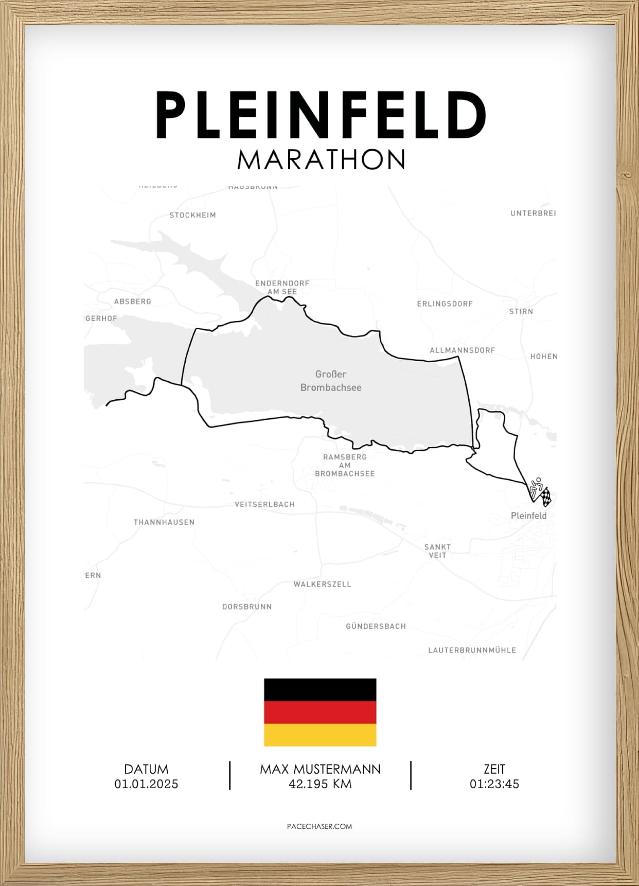 Marathon Pleinfeld Poster