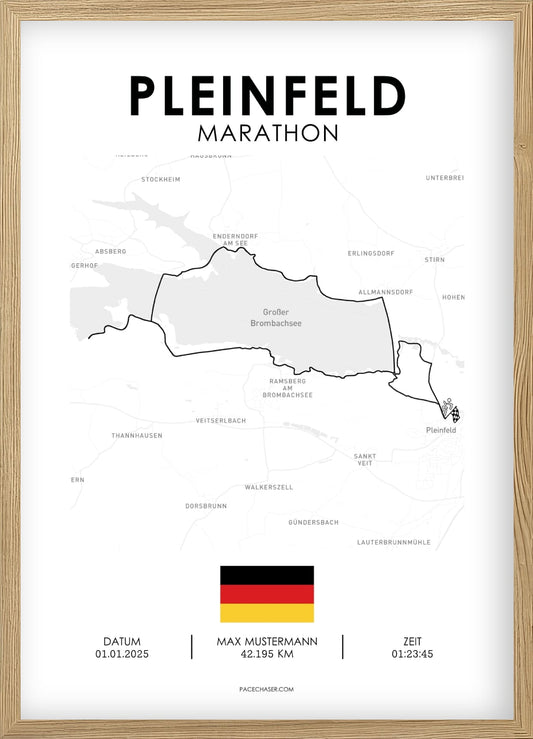 Marathon Pleinfeld Poster