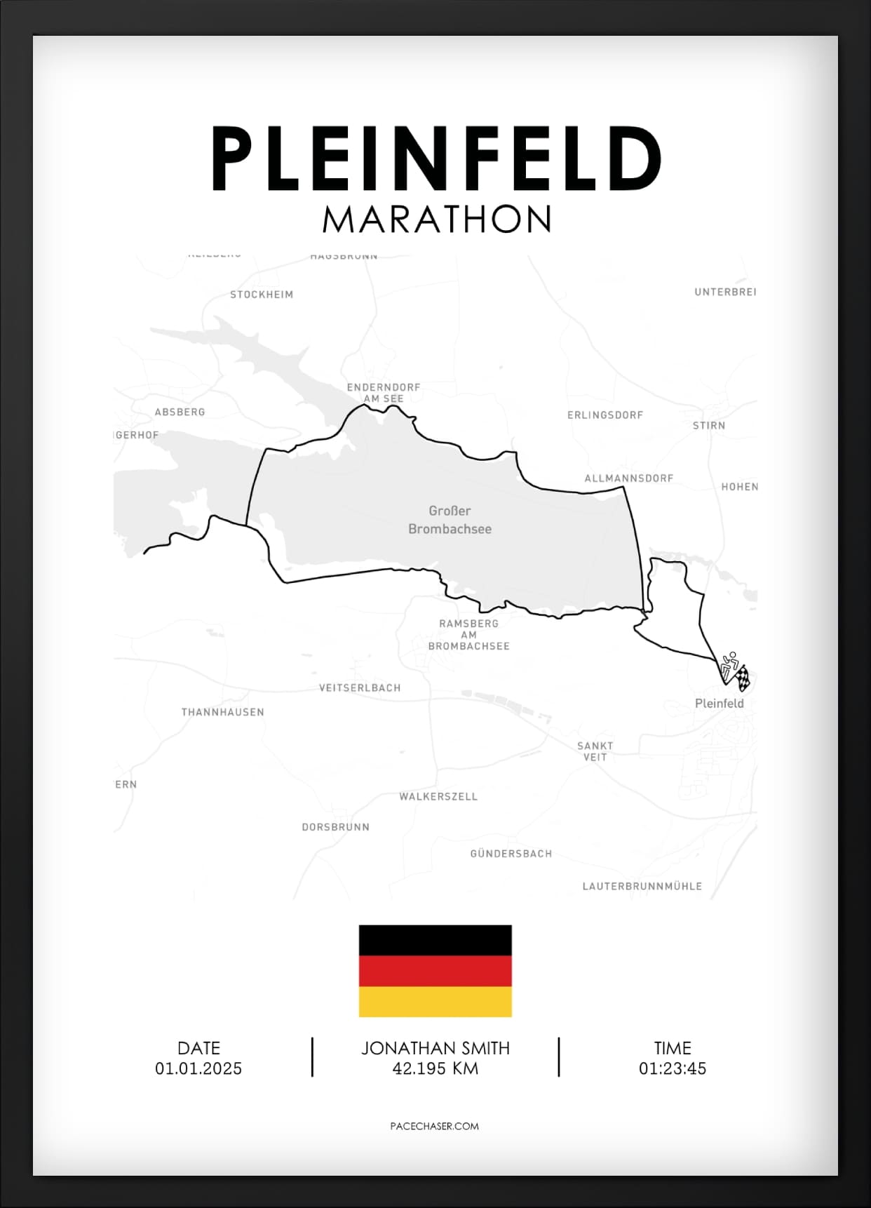 Marathon Pleinfeld Poster