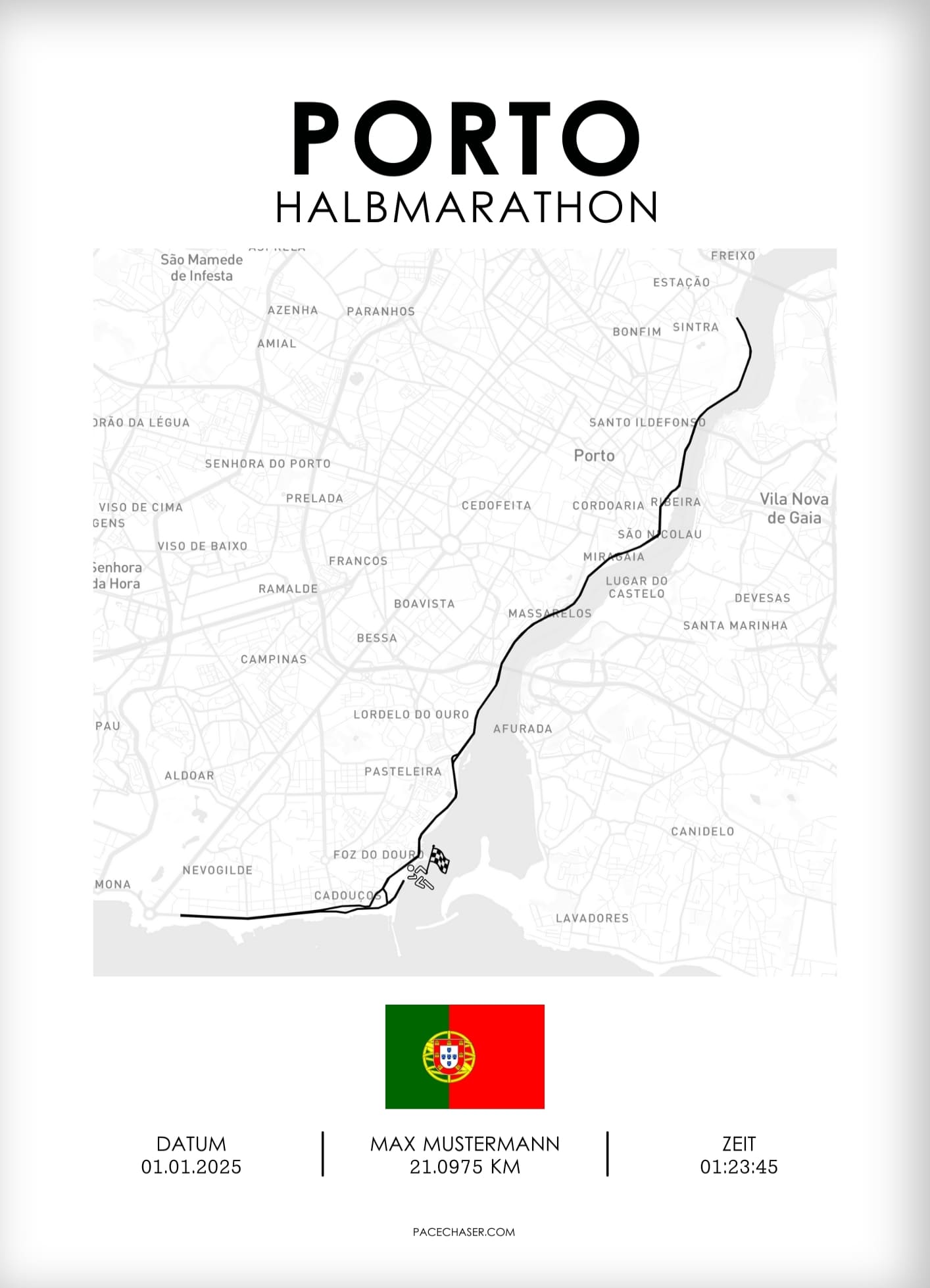 Porto Half Marathon Poster