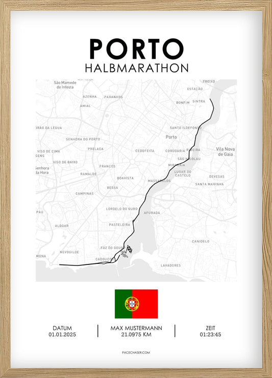 Halbmarathon Porto Poster