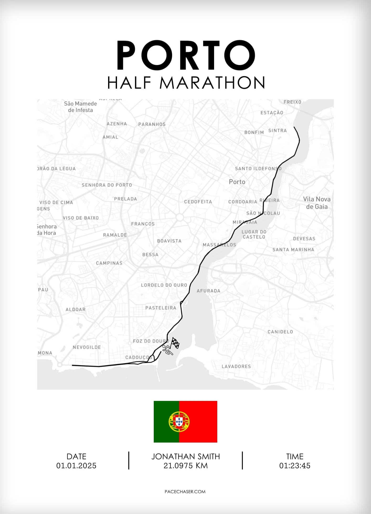 Porto Half Marathon Poster