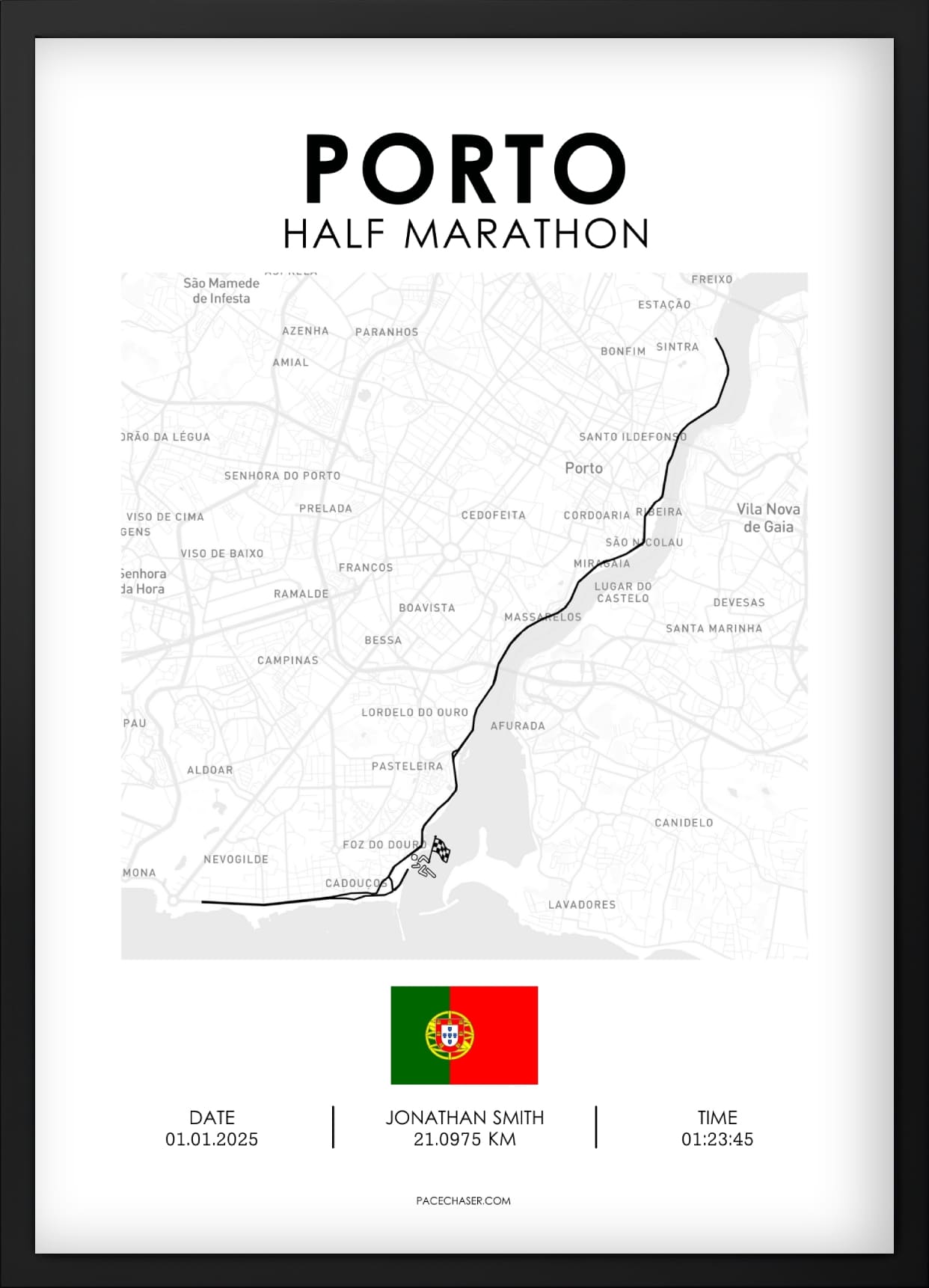 Porto Half Marathon Poster