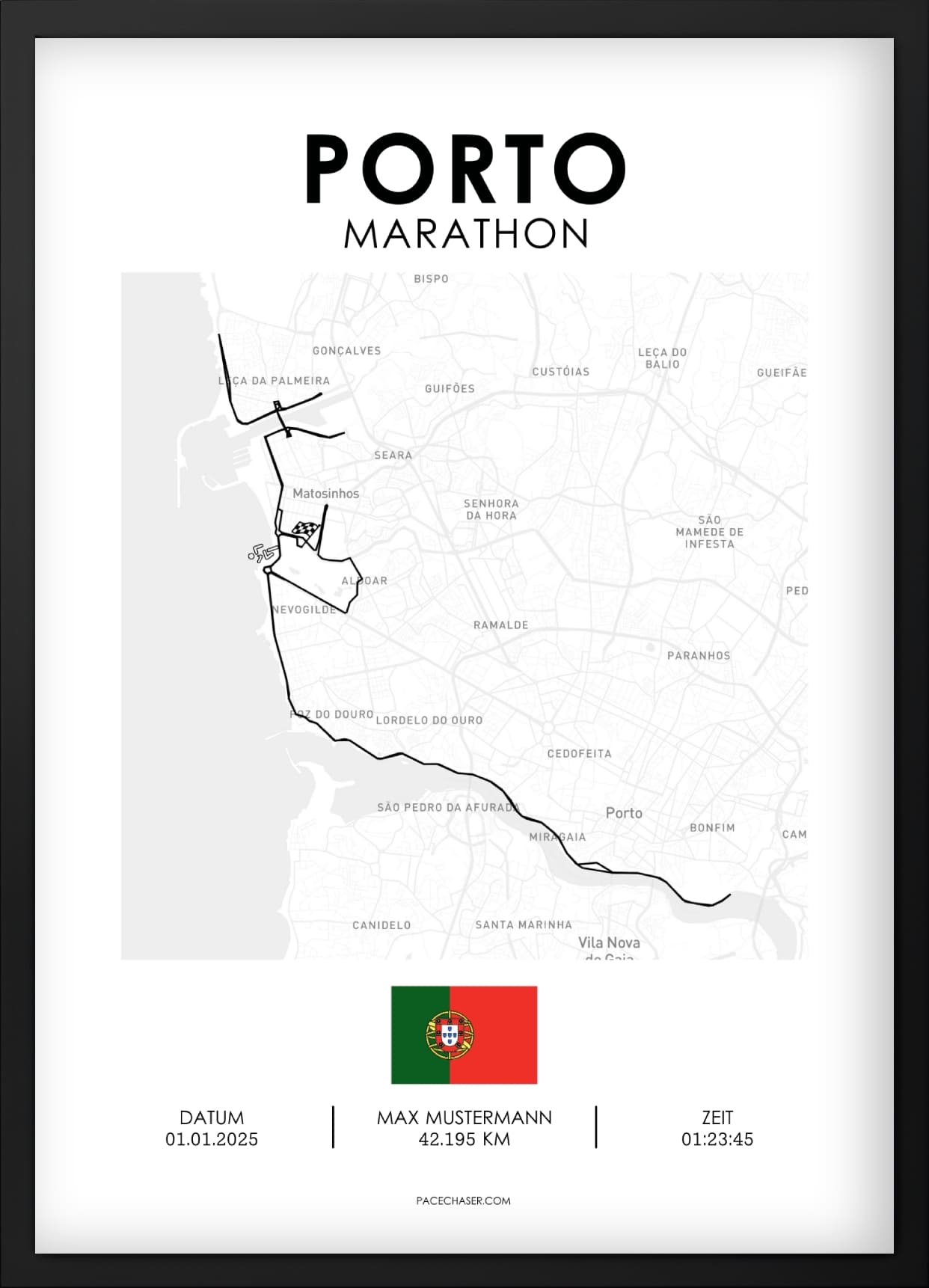 Marathon Porto Poster