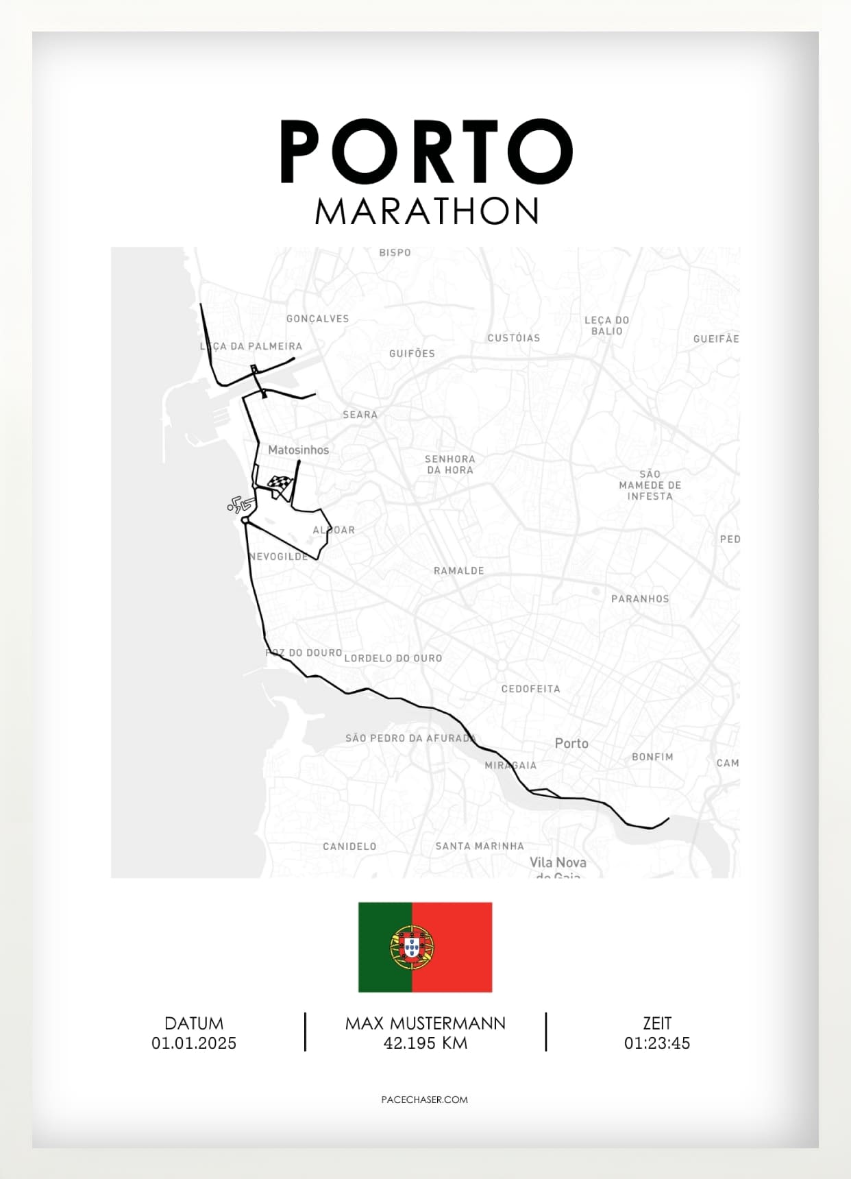 Marathon Porto Poster