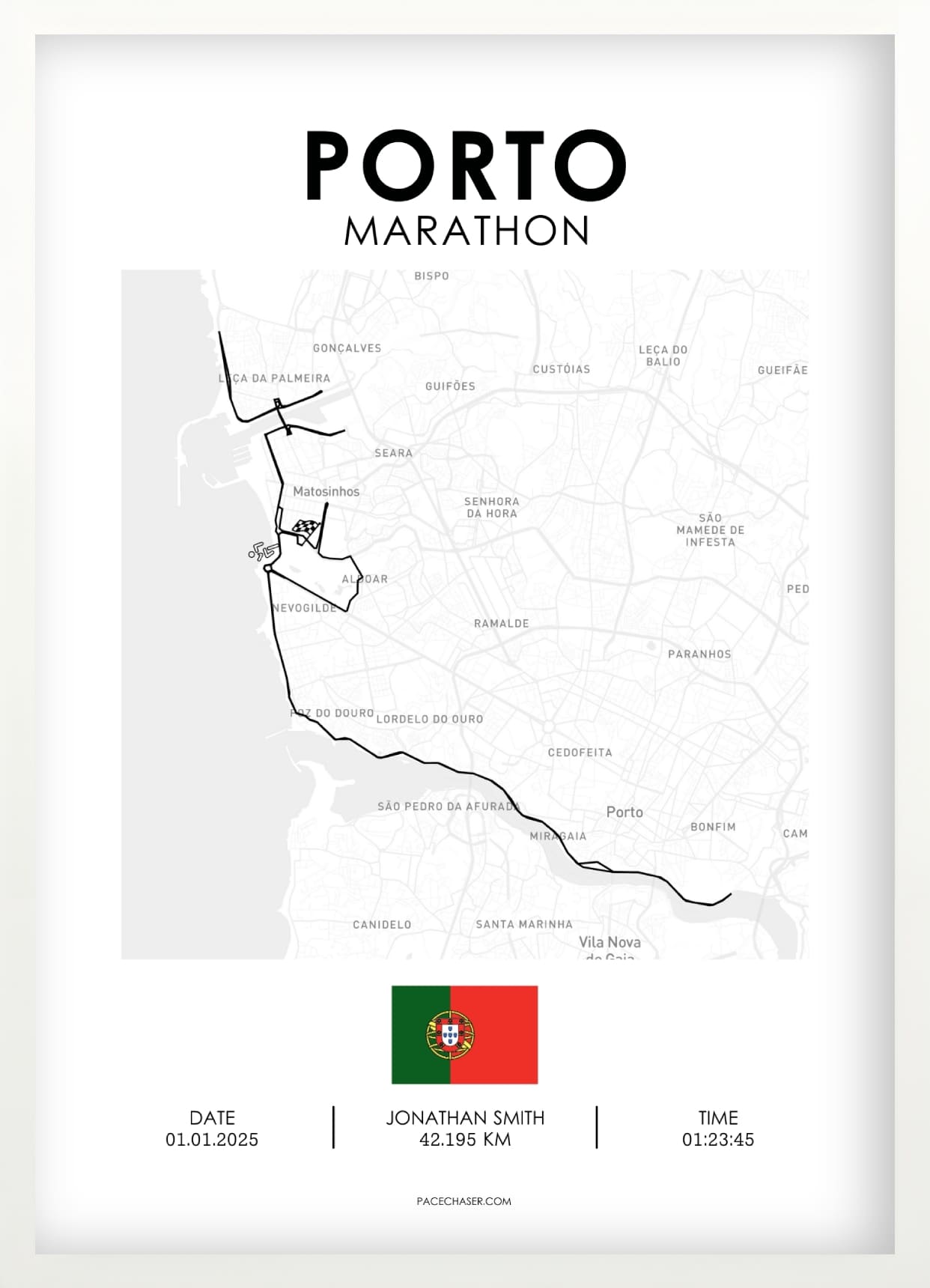Marathon Porto Poster