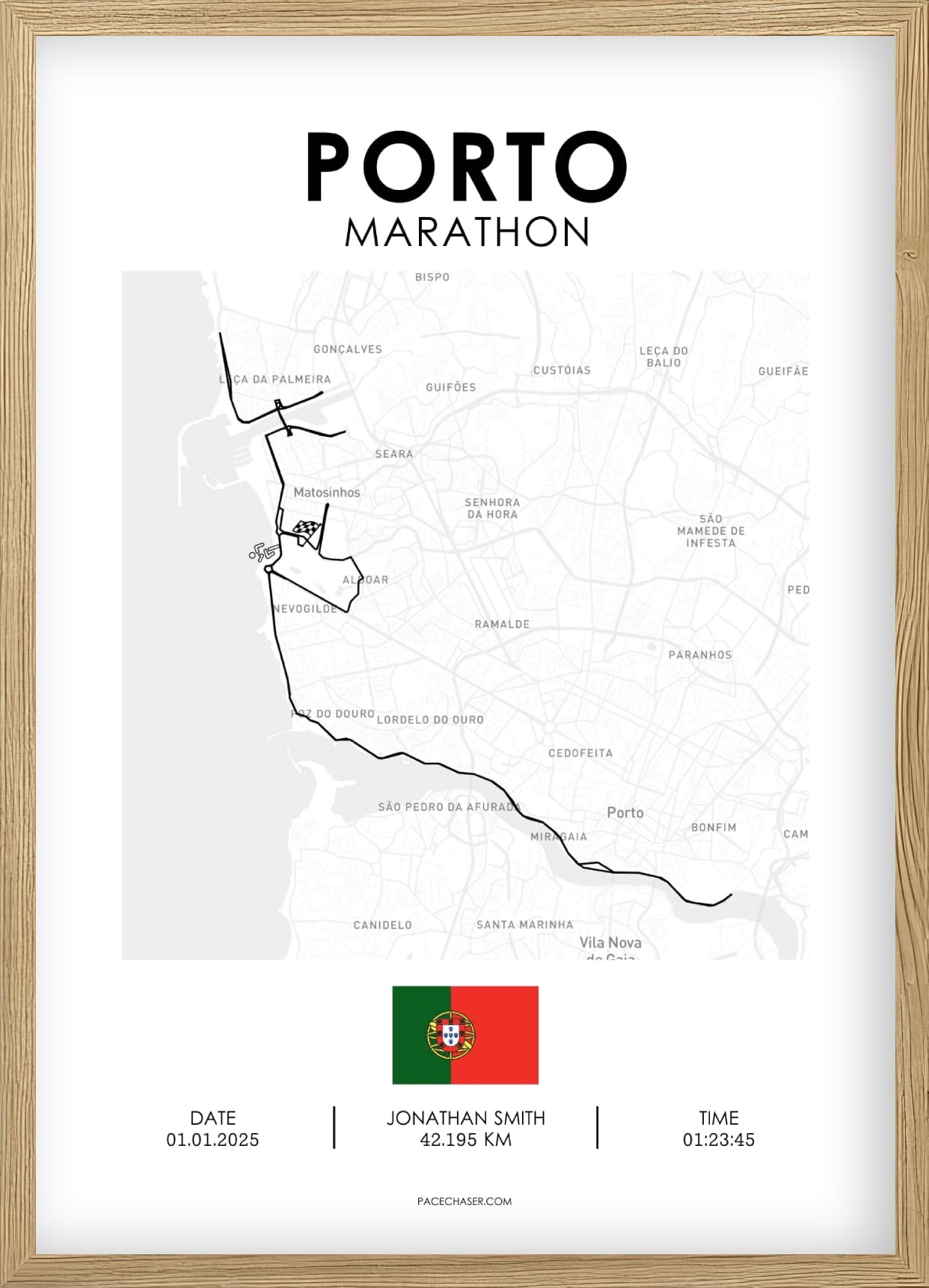Marathon Porto Poster