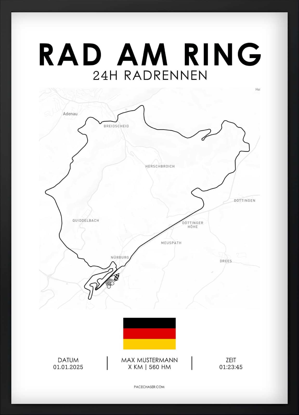 Around Cologne Poster (Cycling Race)