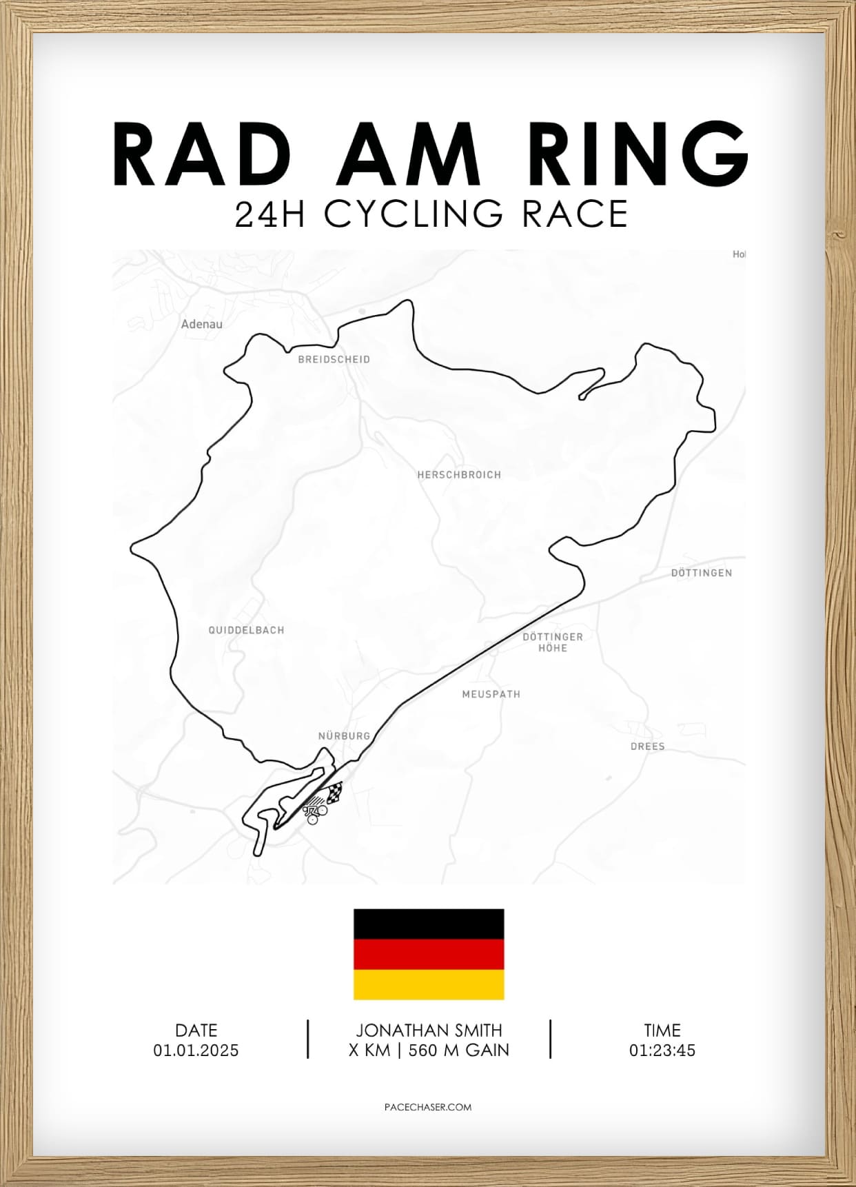 Around Cologne Poster (Cycling Race)
