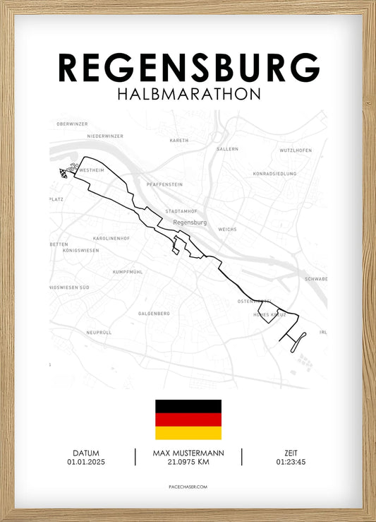 Halvmaraton Regensburg Plakat