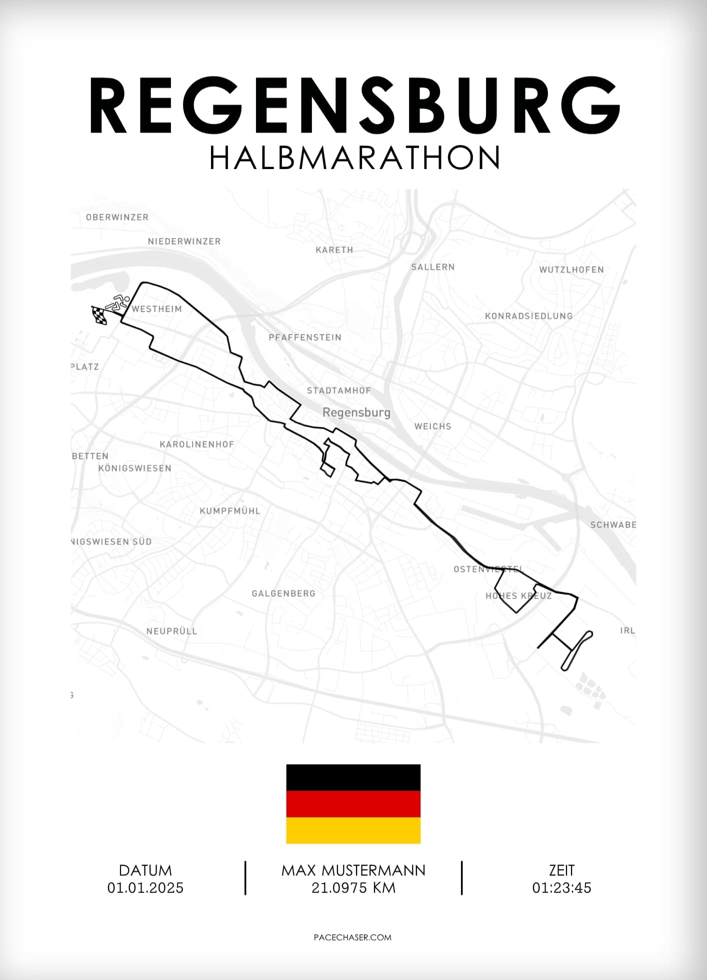 Regensburg Half Marathon Poster