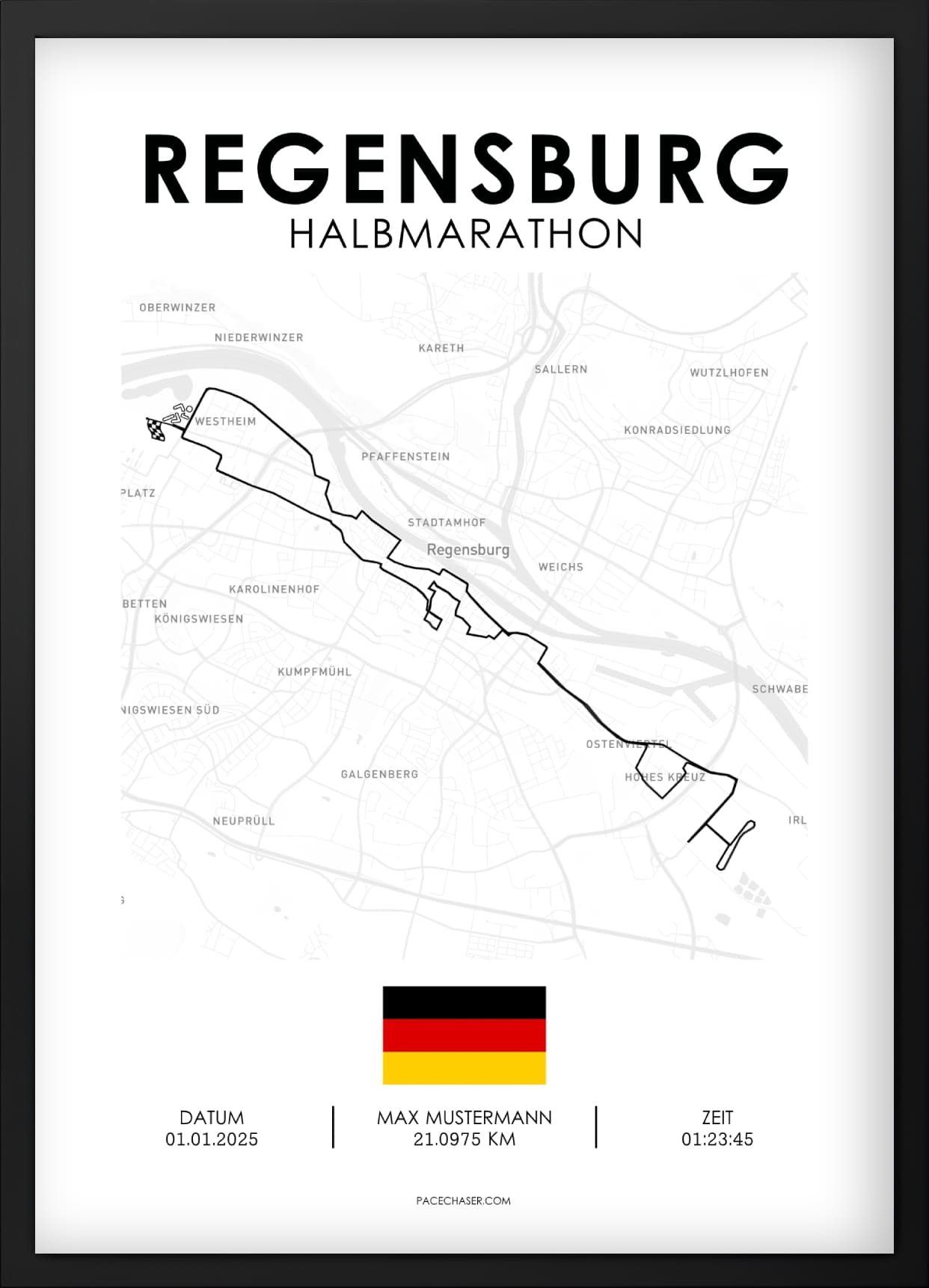Regensburg Half Marathon Poster