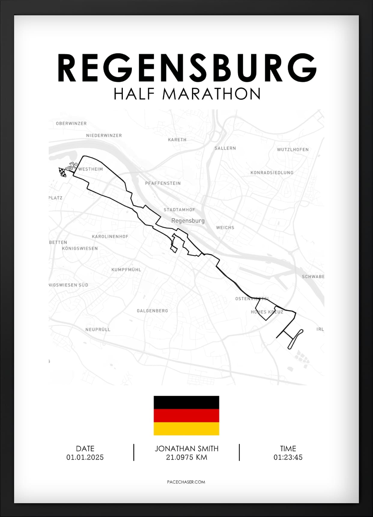 Regensburg Half Marathon Poster