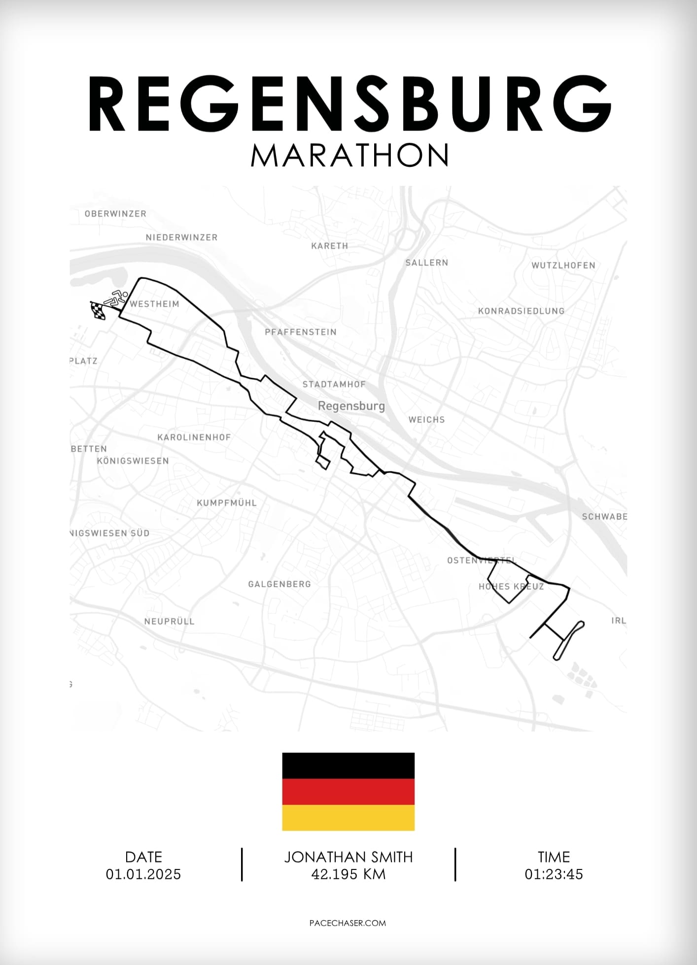 Regensburg Marathon Poster