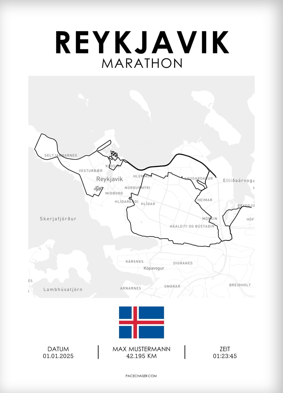 Marathon Reykjavik Poster