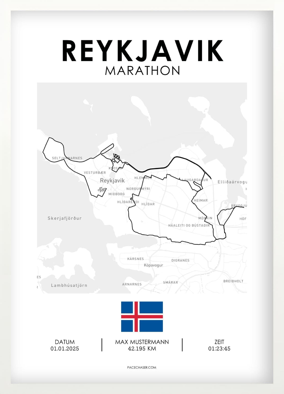 Marathon Reykjavik Poster