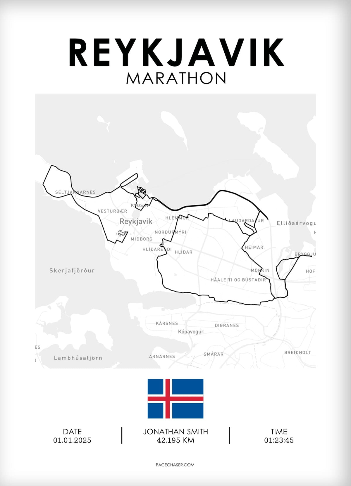 Marathon Reykjavik Poster