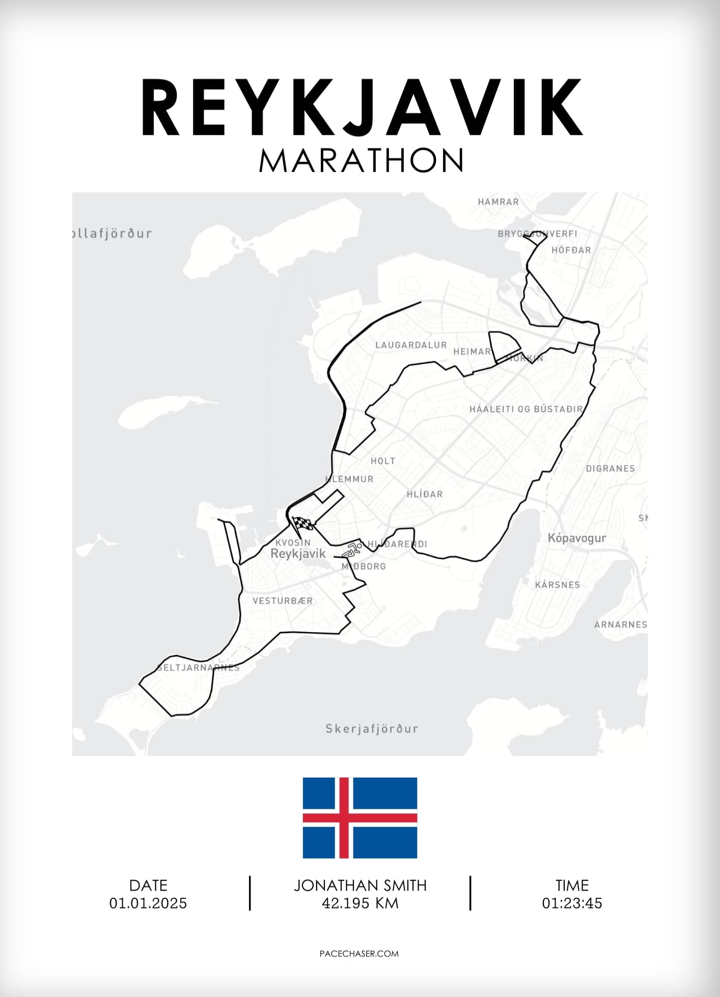 Marathon Reykjavik Poster