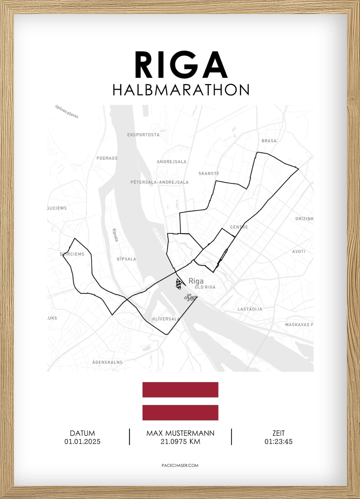 Halbmarathon Riga Poster