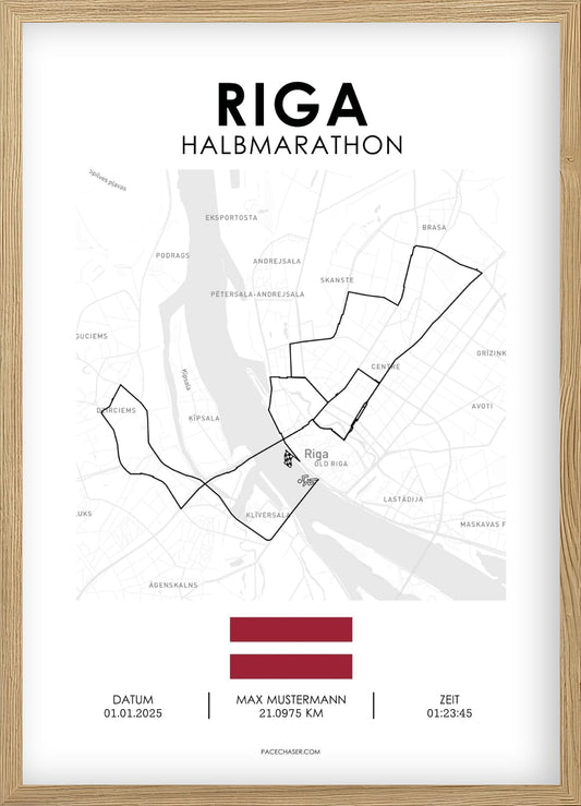 Halbmarathon Riga Poster