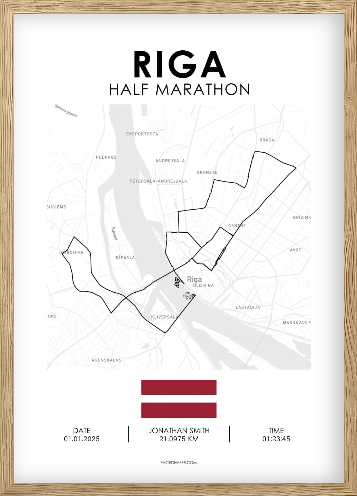 Halbmarathon Riga Poster