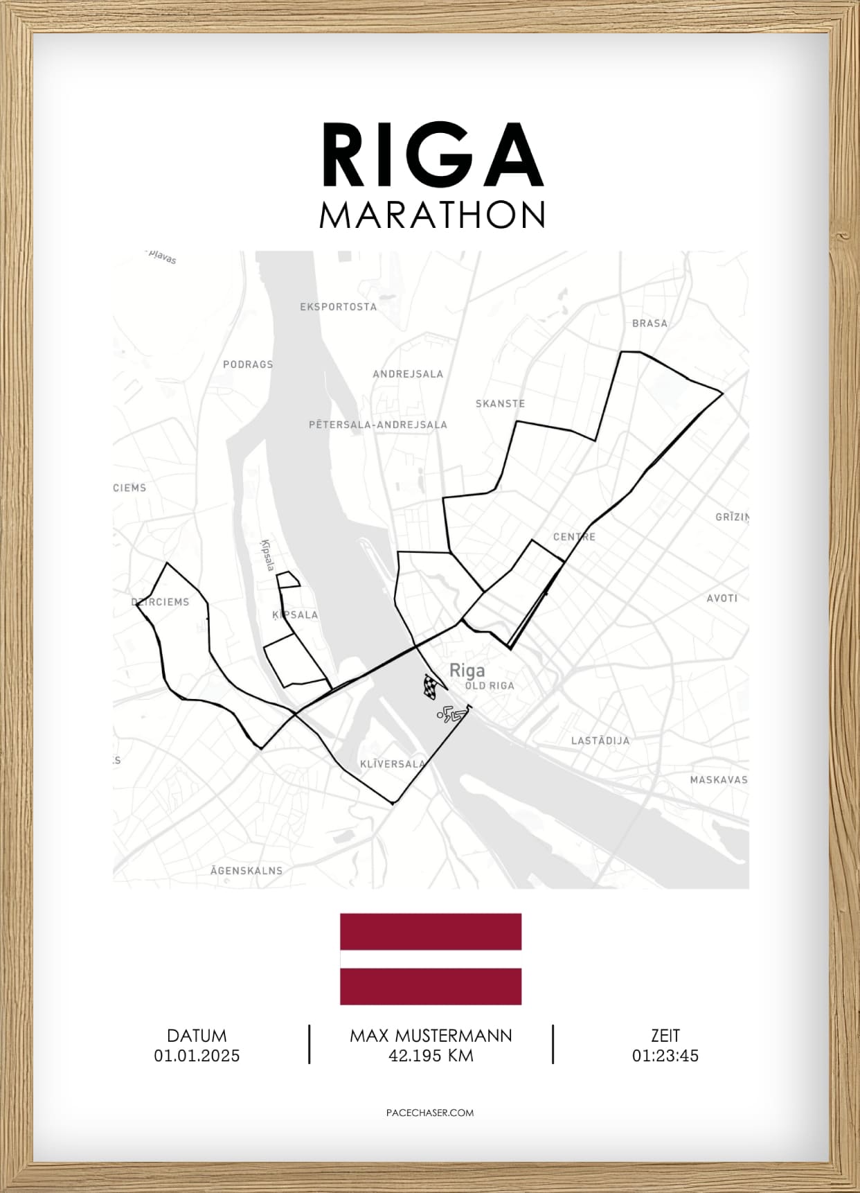 Marathon Riga Poster