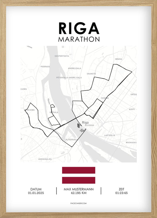 Marathon Riga Poster