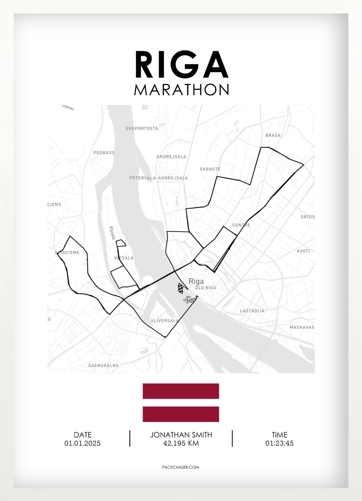 Marathon Riga Poster