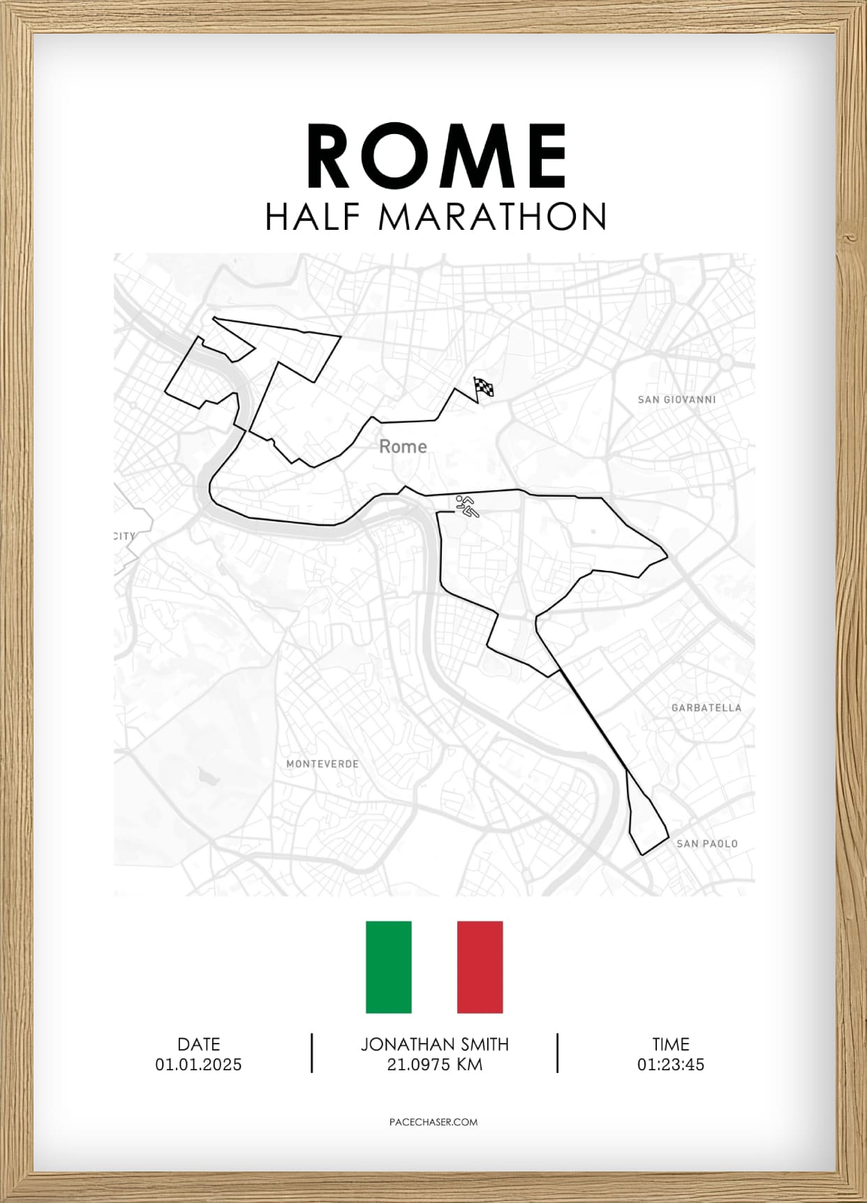 Halbmarathon Rom Poster