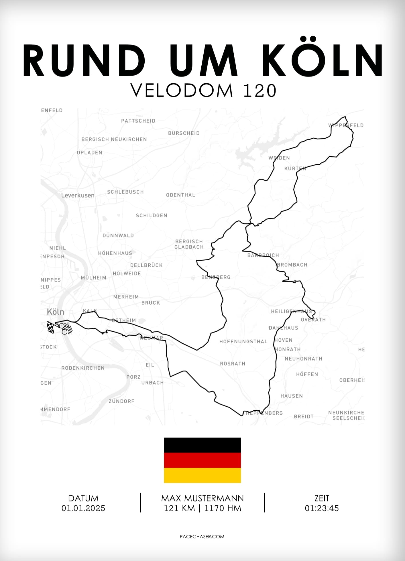 Rund um Köln Poster (Cycling)