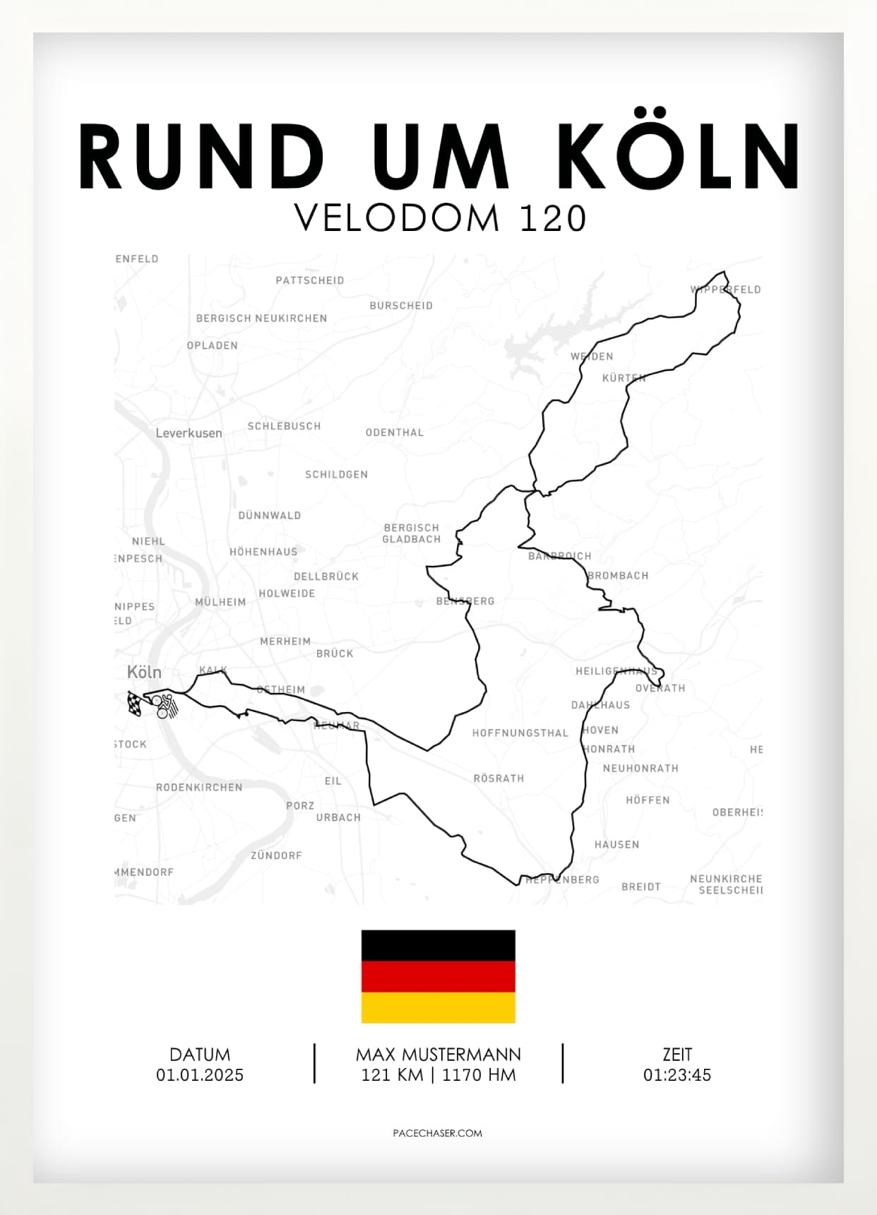Rund um Köln Poster (Cycling)