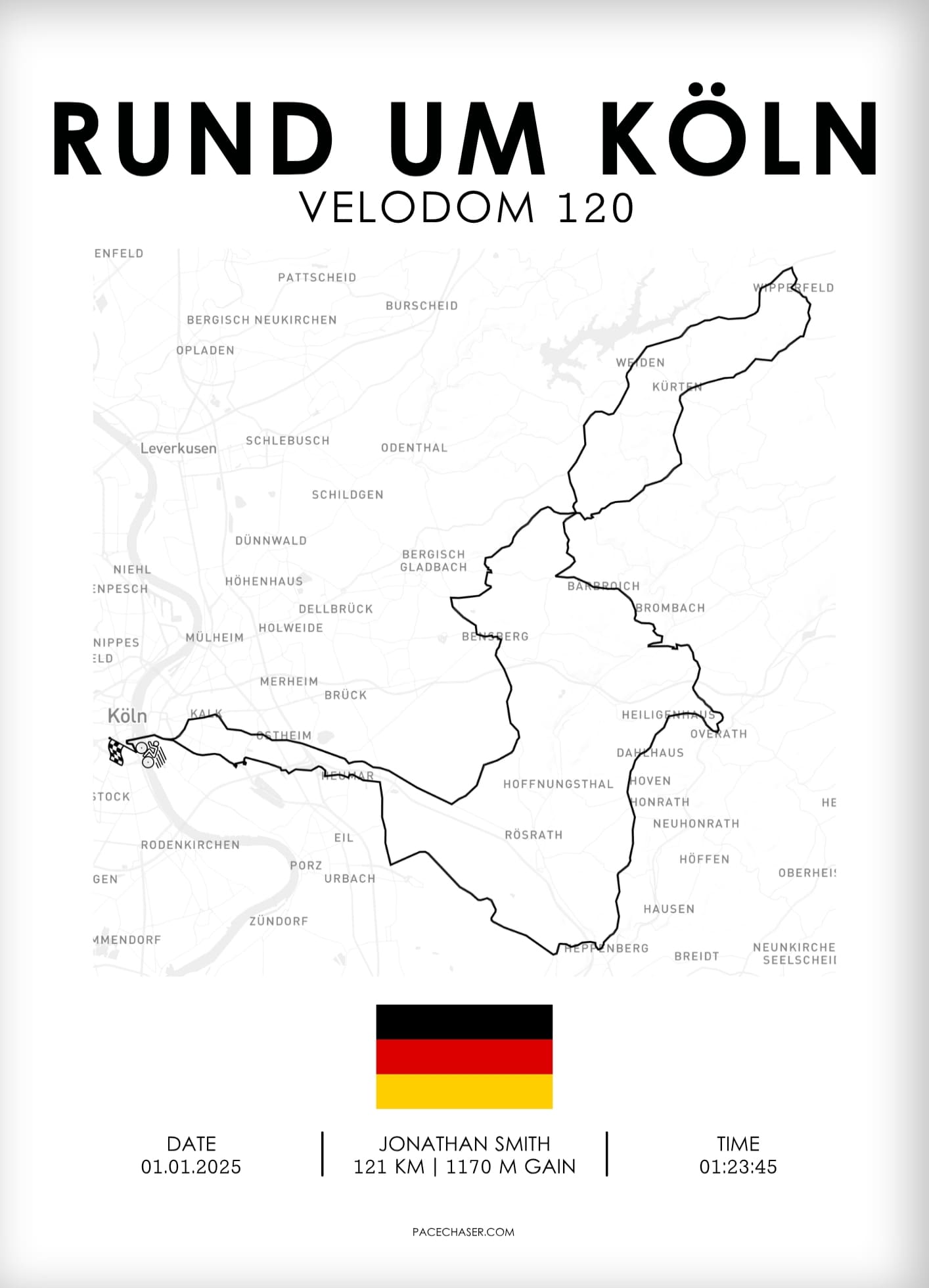 Rund um Köln Poster (Cycling)