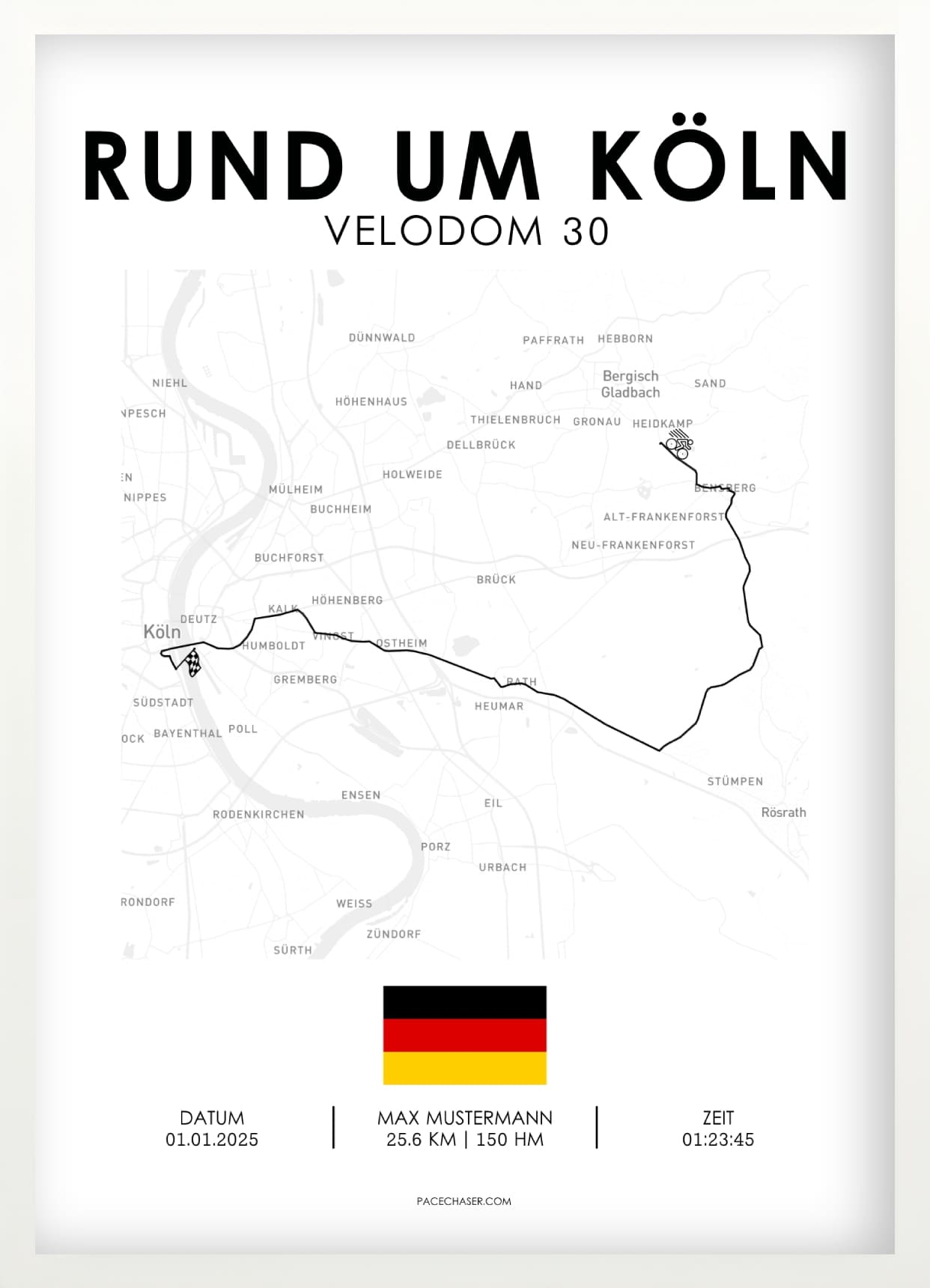 Rund um Köln Poster (Cycling)