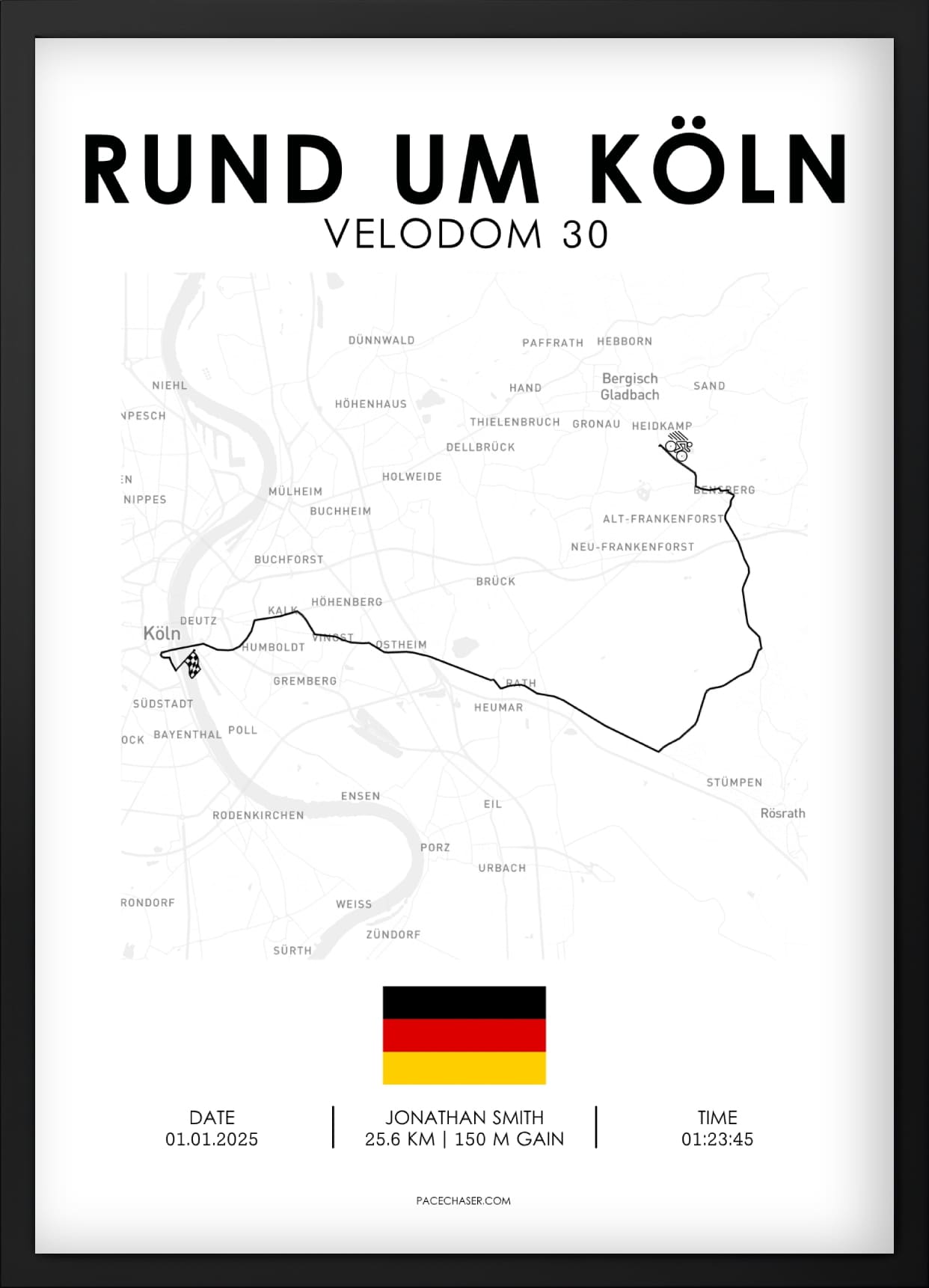 Rund um Köln Poster (Cycling)
