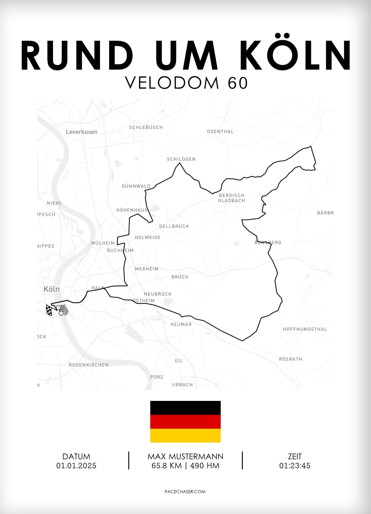Rund um Köln Poster (Cycling)