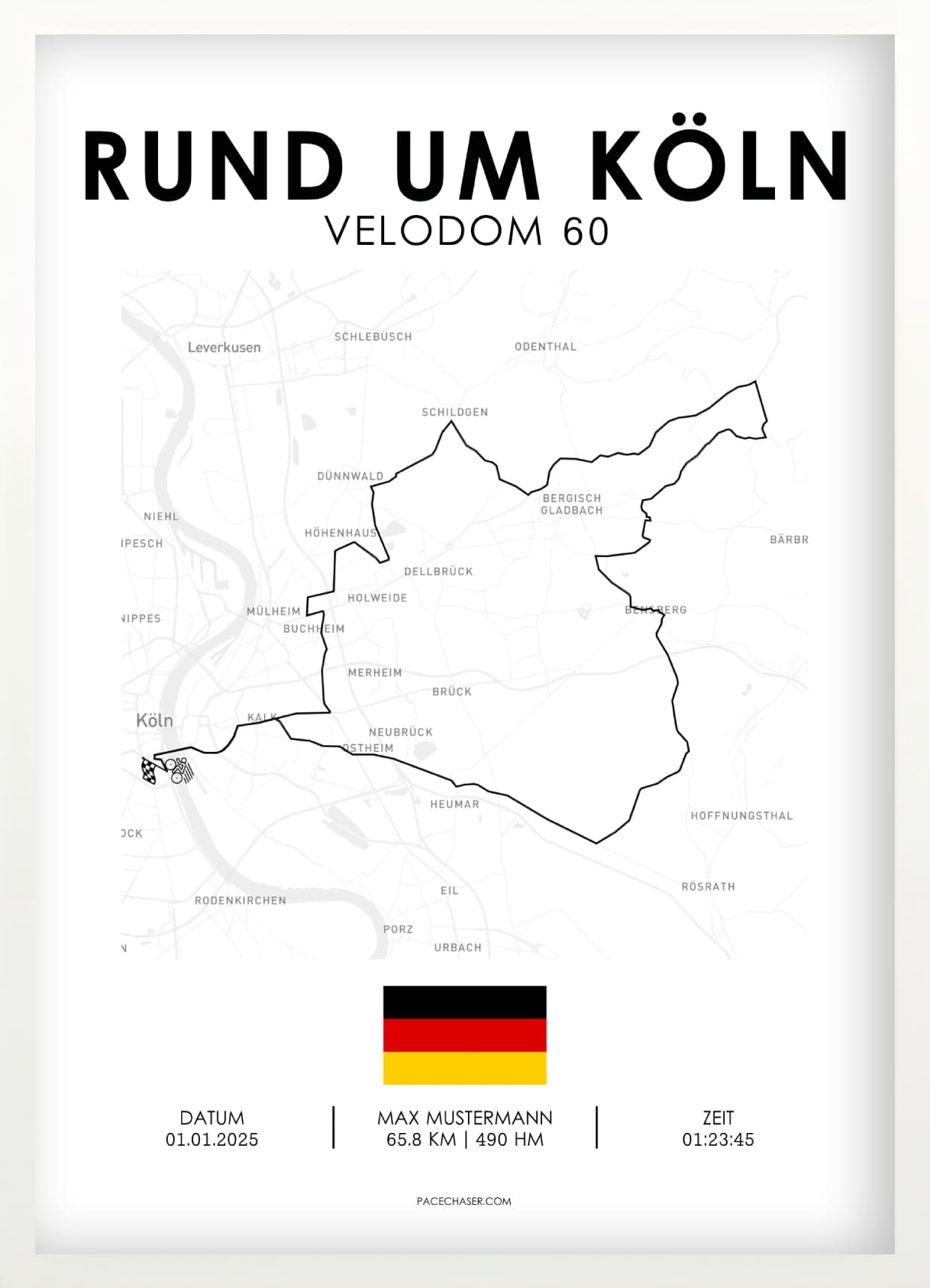Rund um Köln Poster (Cycling)