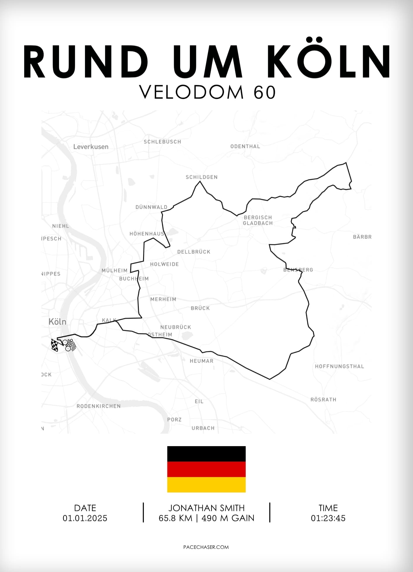 Rund um Köln Poster (Cycling)