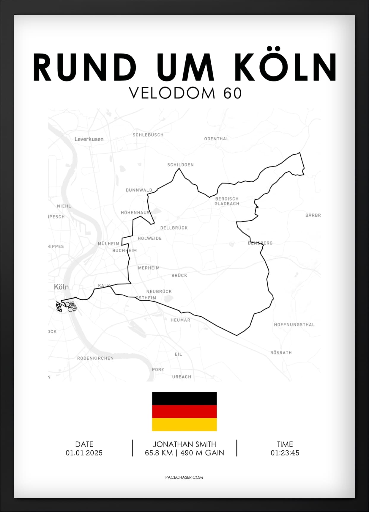 Rund um Köln Poster (Cycling)