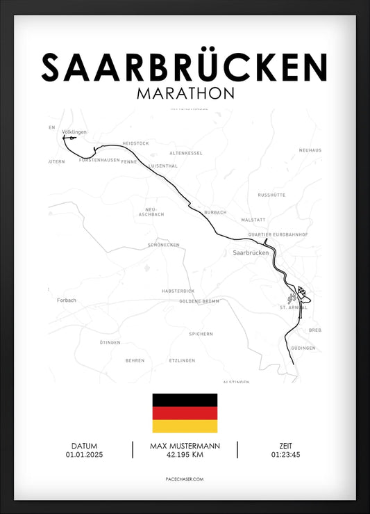 Marathon Saarbrücken Poster