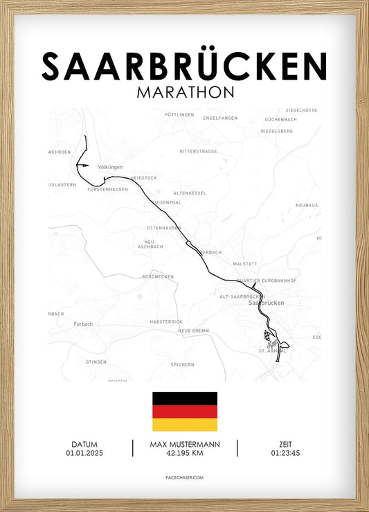 Marathon Saarbrücken Poster