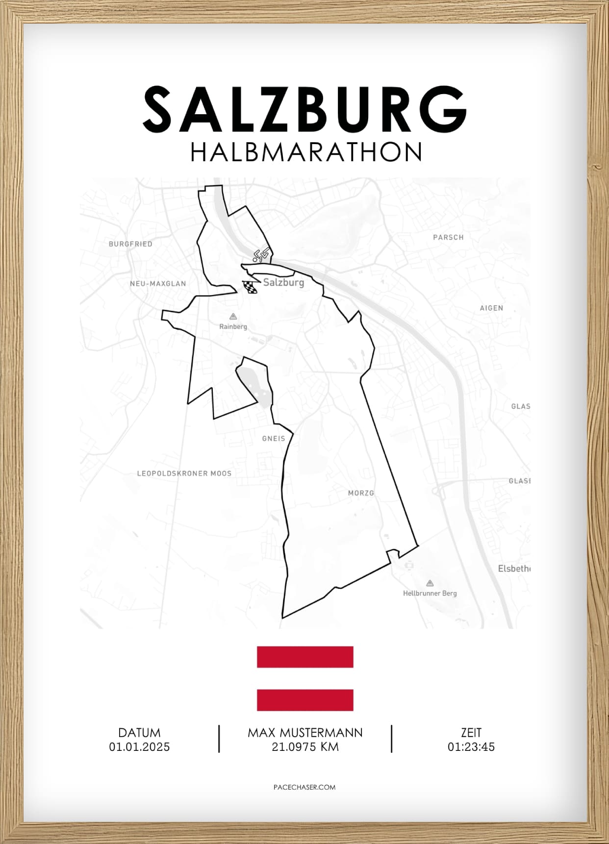 Salzburg Half Marathon Poster