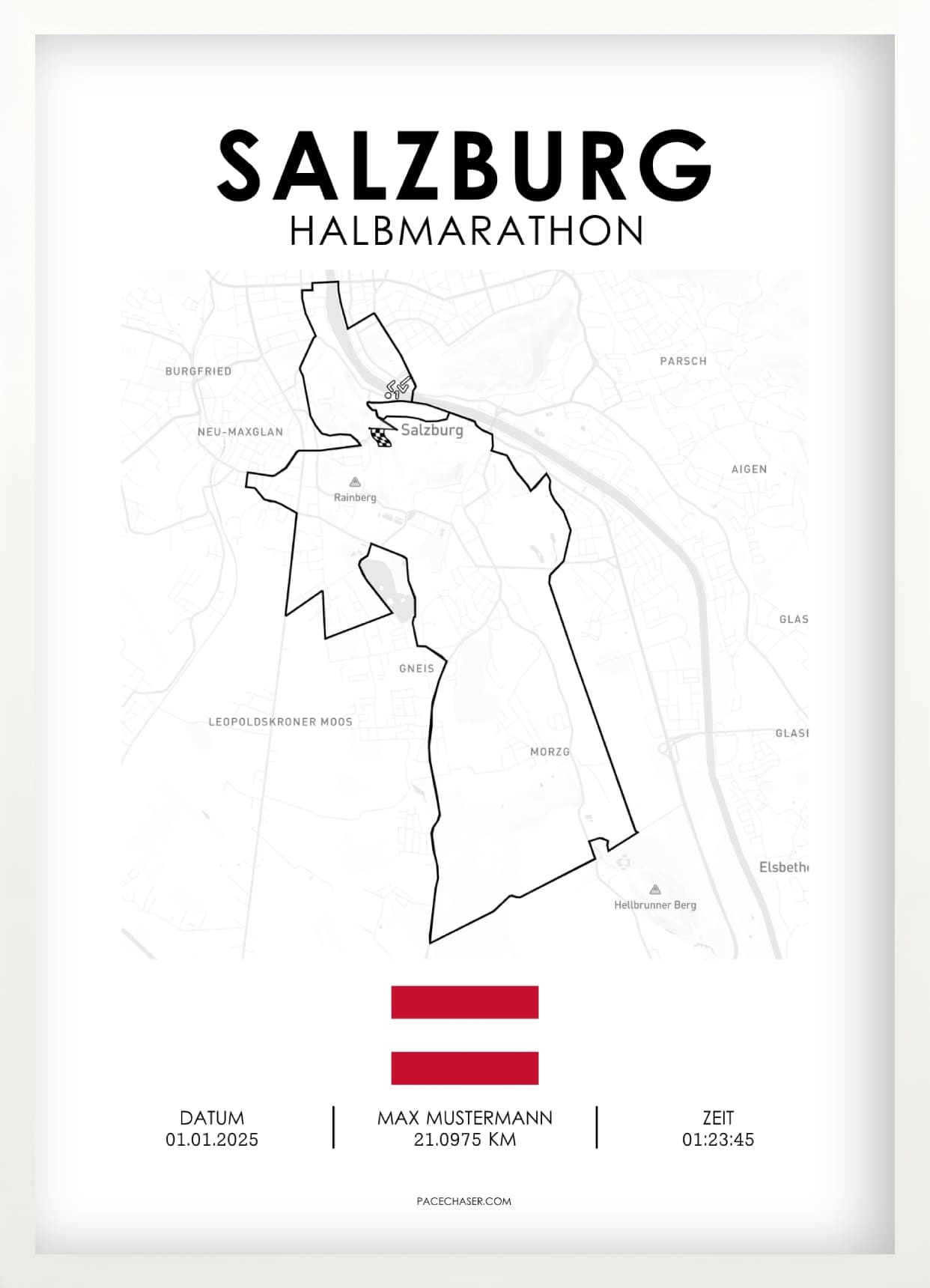 Salzburg Half Marathon Poster