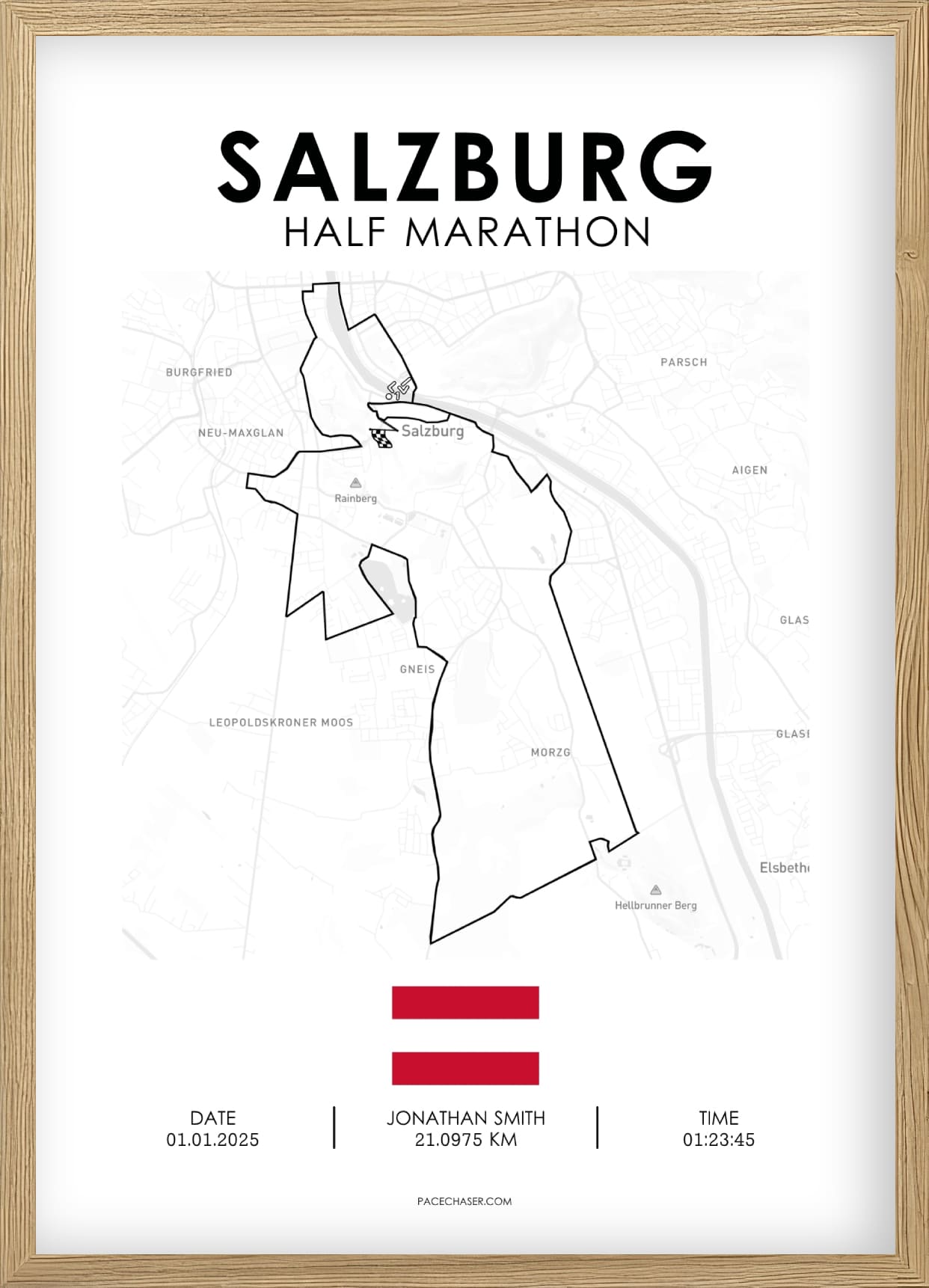 Salzburg Half Marathon Poster