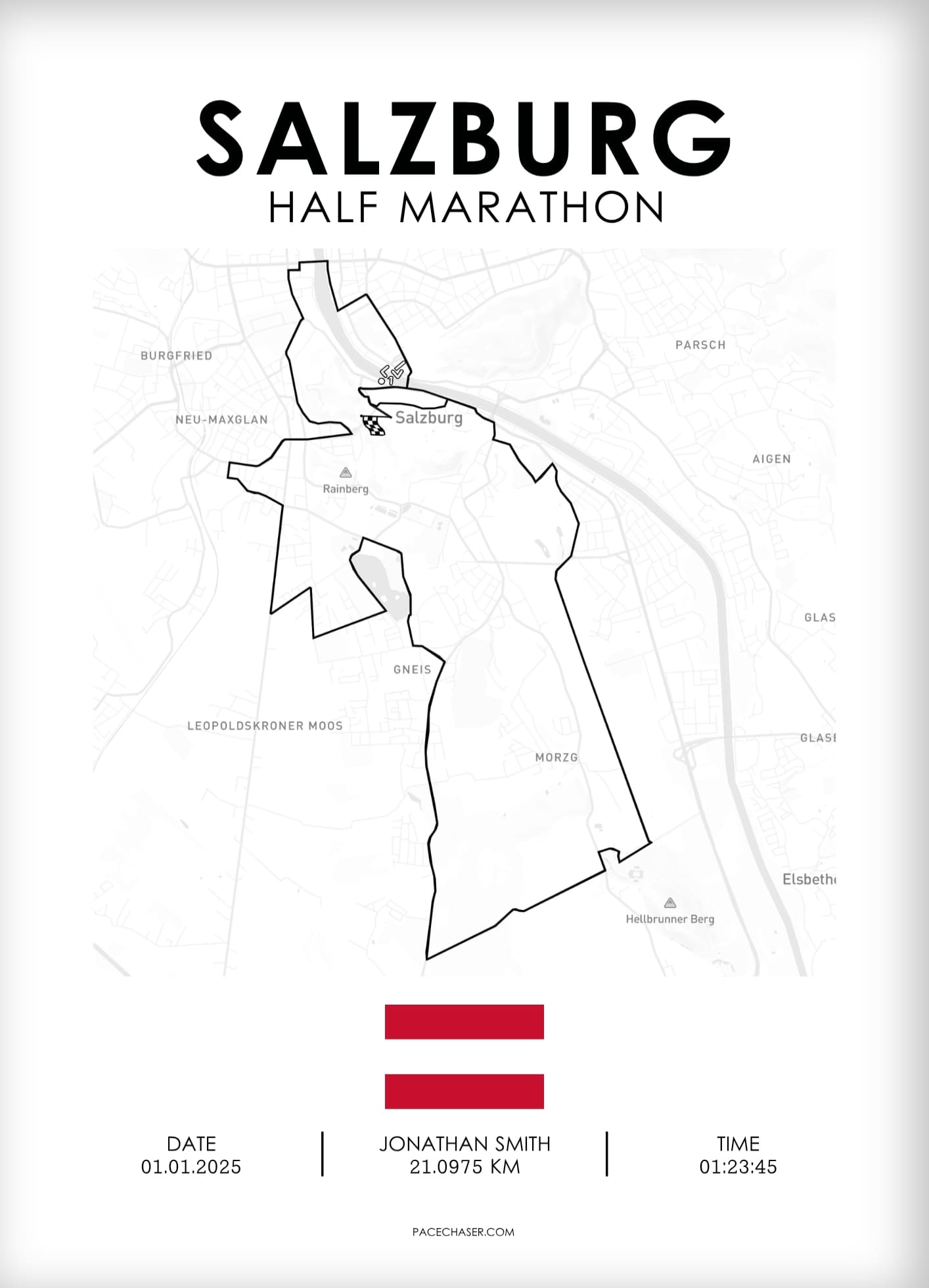 Salzburg Half Marathon Poster