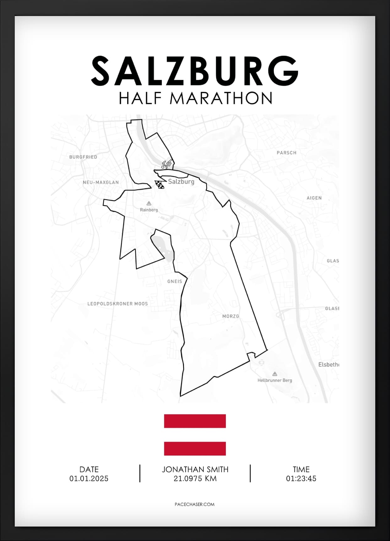 Salzburg Half Marathon Poster