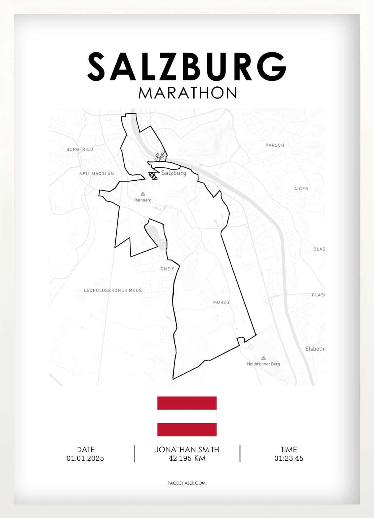 Salzburg Marathon Poster
