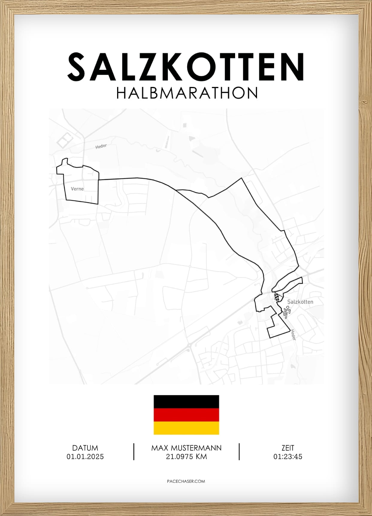 Halbmarathon Salzkotten Poster