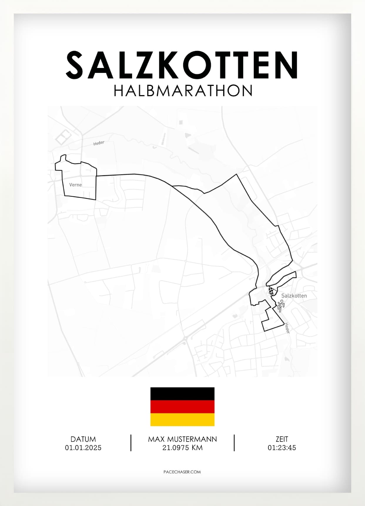 Halbmarathon Salzkotten Poster