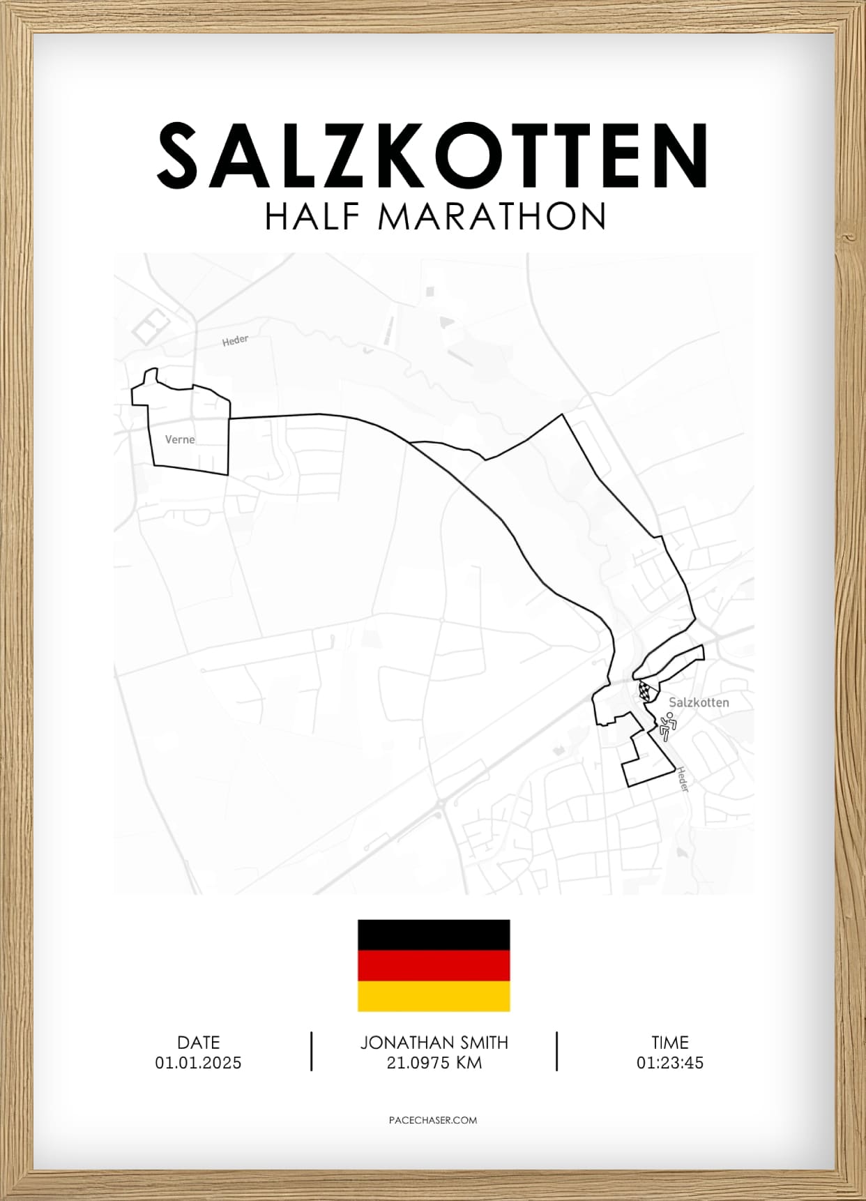 Halbmarathon Salzkotten Poster