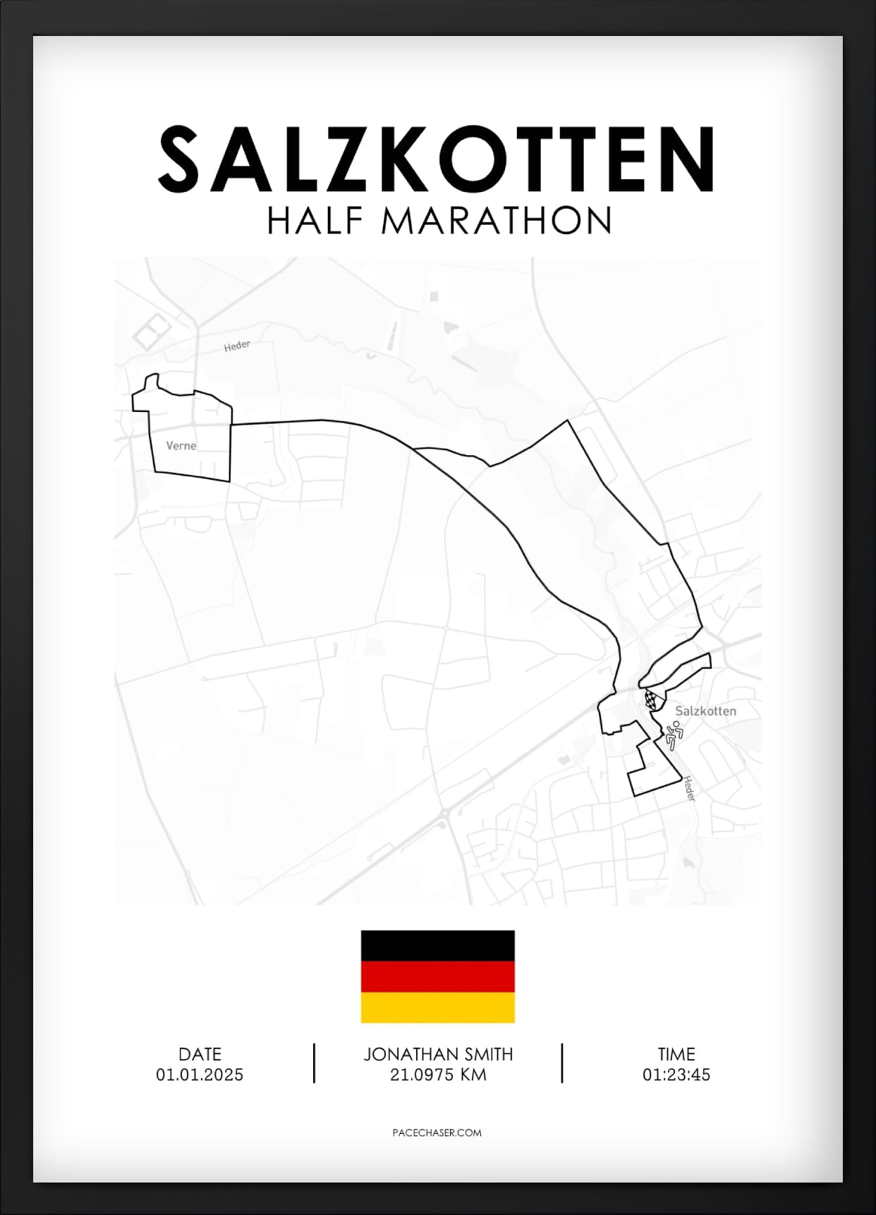 Halbmarathon Salzkotten Poster